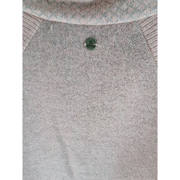 prAna Brandie sweater in light mauve heather small wool blend pink cozy warm - Picture 10 of 16